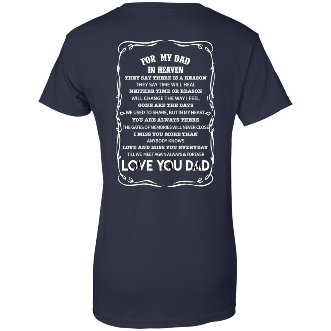 For My Dad In Heaven T-Shirt & Hoodie | Teecentury.com