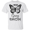 I Wear Grey For My Mom Butterfly Brain Cancer Awareness T-Shirt & Hoodie | Teecentury.com