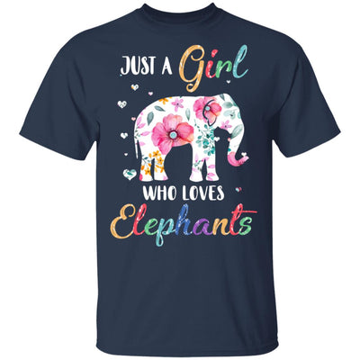 Just A Girl Who Loves Elephants Cute Elephant Lover T-Shirt & Hoodie | Teecentury.com