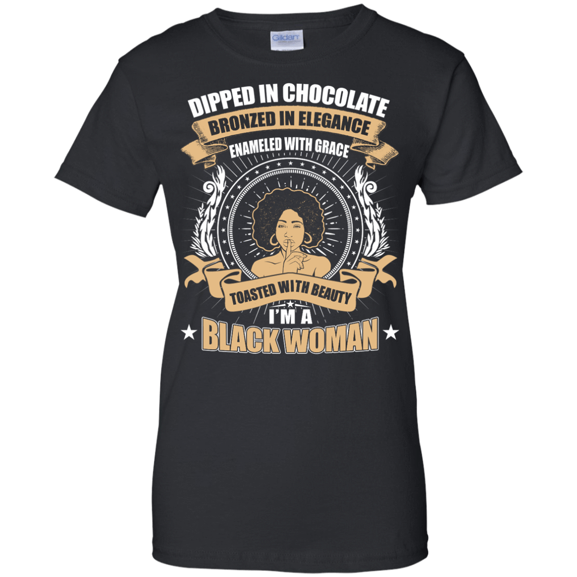 Toasted With Beauty I'm A Black Woman T-Shirt & Hoodie | Teecentury.com