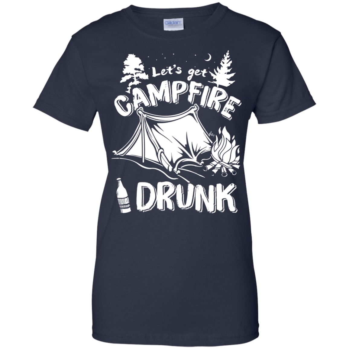 Let's Get Campfire Drunk T-Shirt & Hoodie | Teecentury.com