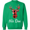 His Doe Couples Matching Christmas Pajamas Costume Gift T-Shirt & Sweatshirt | Teecentury.com