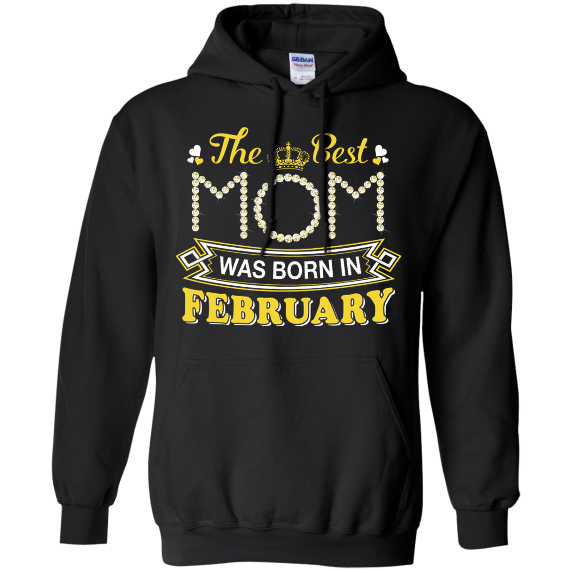 The Best Mom Was Born In February T-Shirt & Hoodie | Teecentury.com