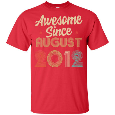 Awesome Since August 2012 Vintage 10th Birthday Gifts Youth Youth Shirt | Teecentury.com
