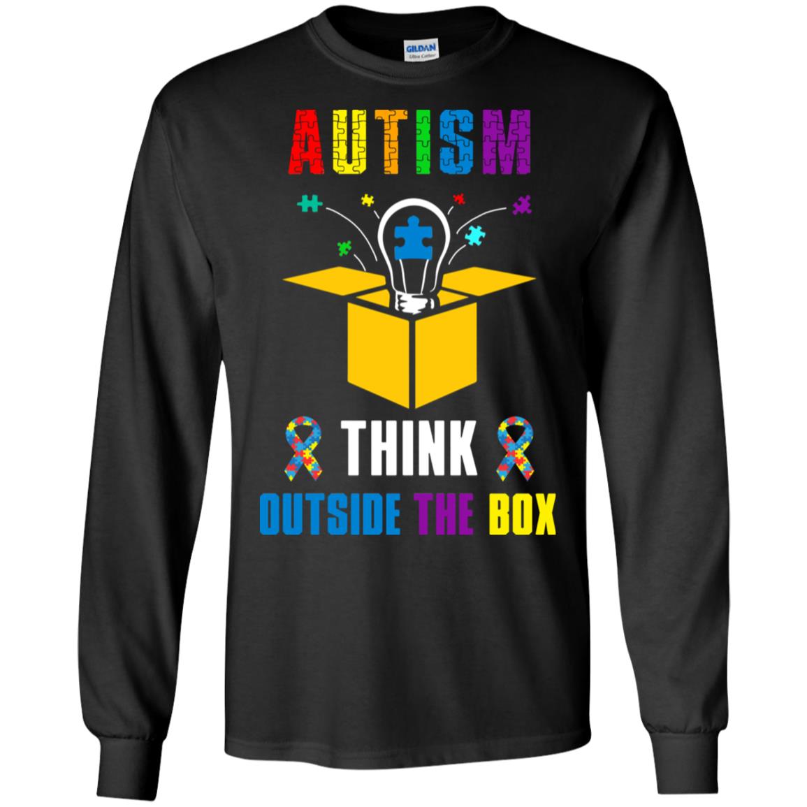 Autism Think Outside The Box Autism Awareness T-Shirt & Hoodie | Teecentury.com