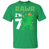 Rawr I'm 7 Birthday Gifts 2015 Dinosaur For Boys Youth Youth Shirt | Teecentury.com
