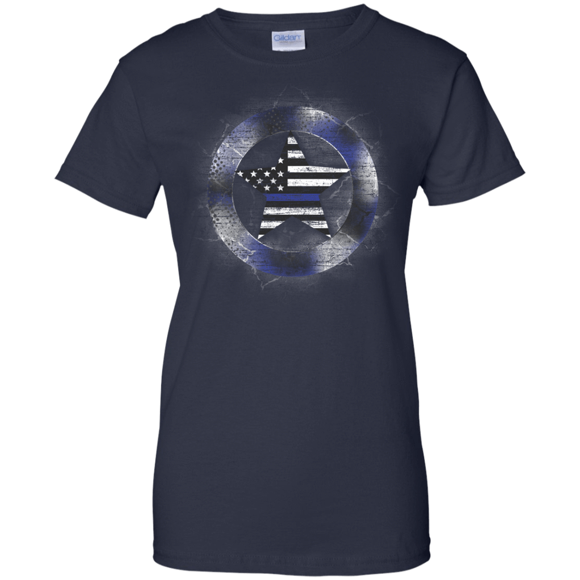 Thin Blue Line Support T-Shirt & Hoodie | Teecentury.com