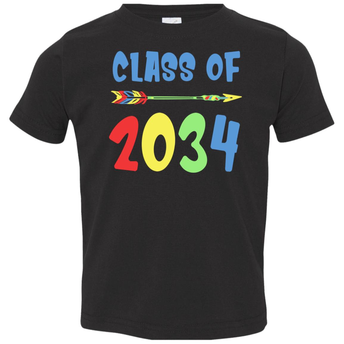 Class Of 2034 Grow With Me Pre-K First Day Of School Youth Youth Shirt | Teecentury.com
