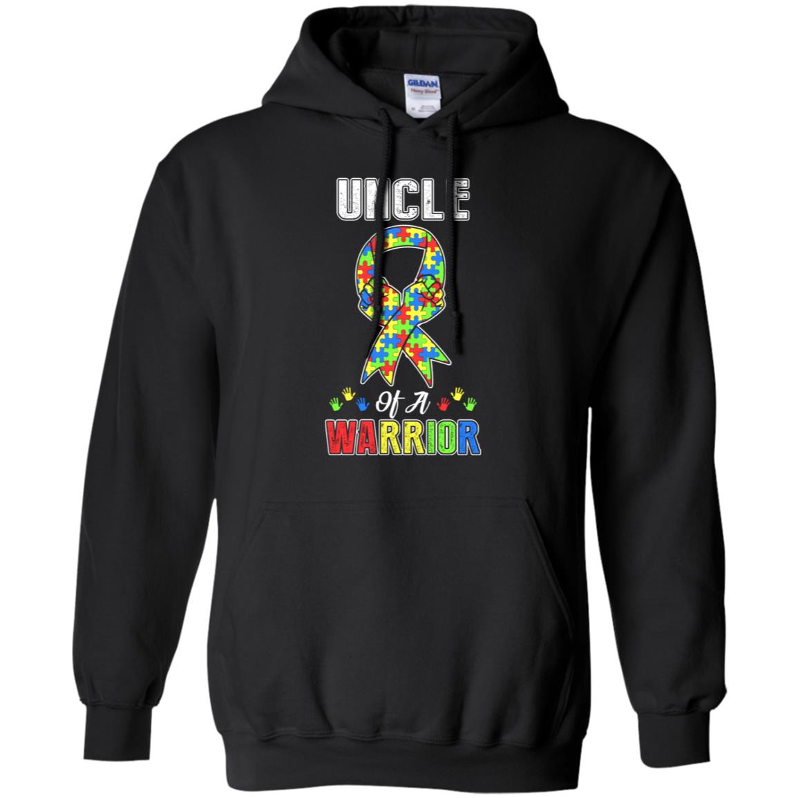 Uncle Of A Warrior Support Autism Awareness Gift T-Shirt & Hoodie | Teecentury.com