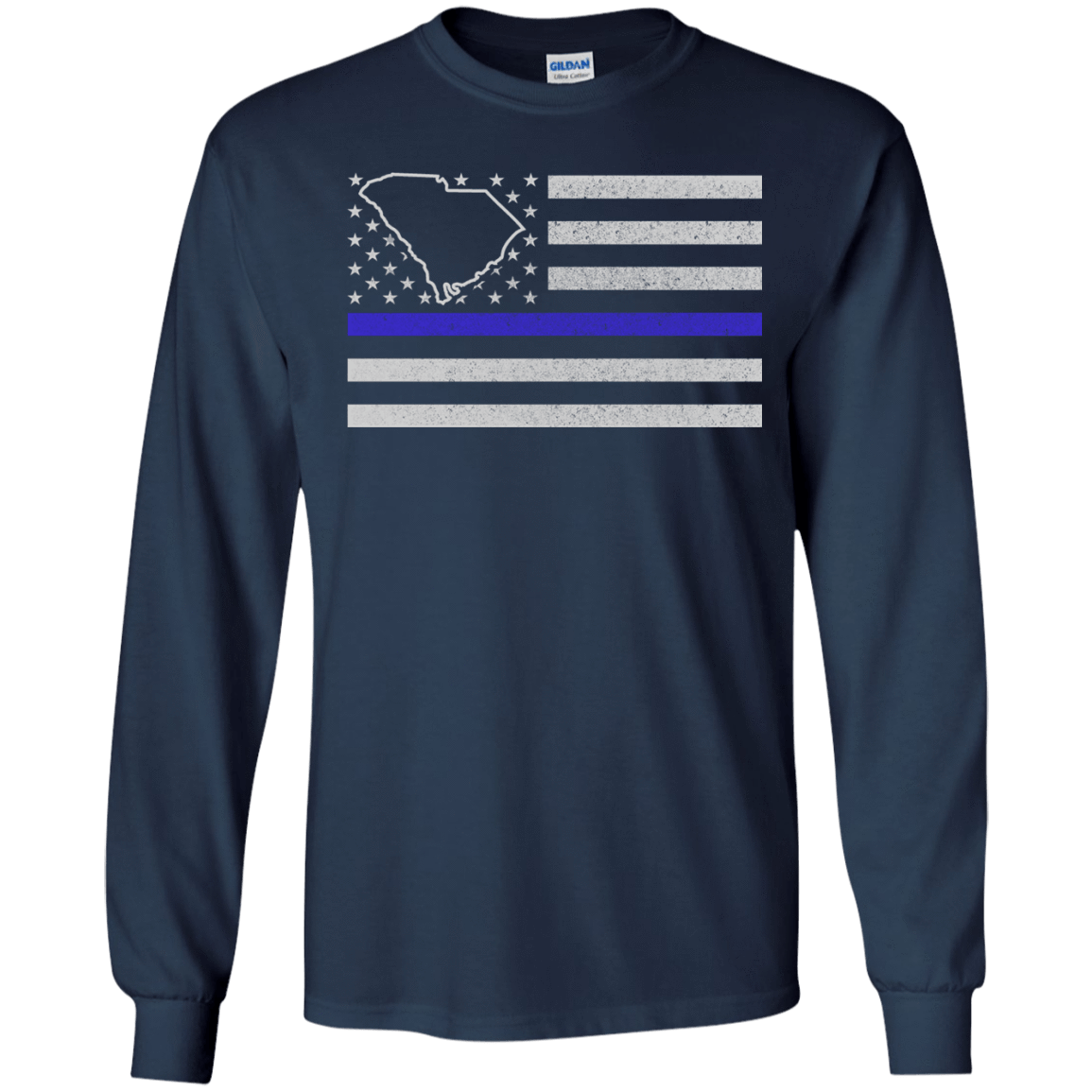 South Carolina Thin Blue Line Police State T-Shirt & Hoodie | Teecentury.com