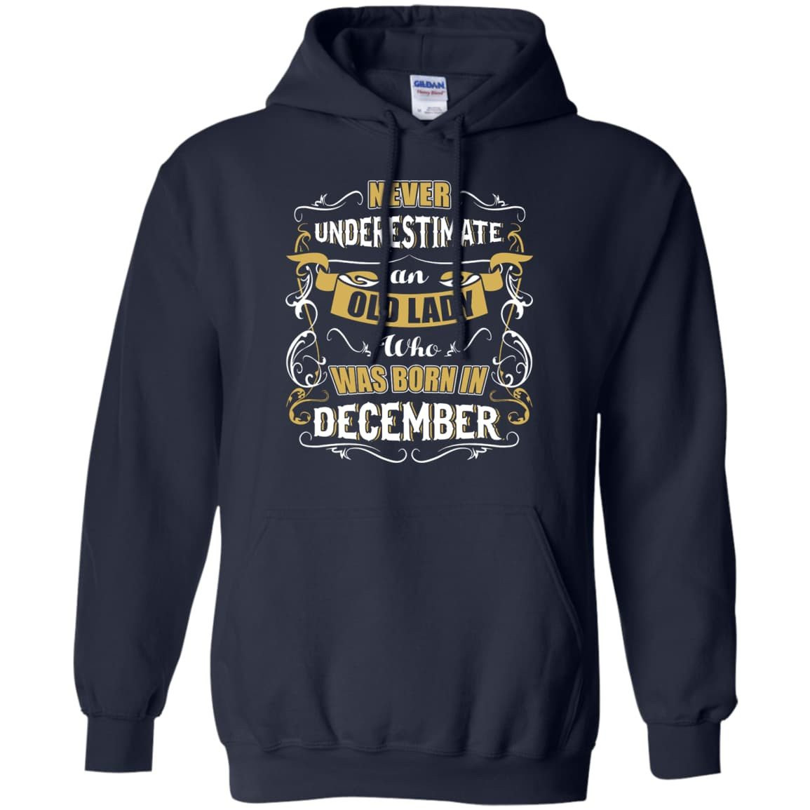 An Old Lady Who Was Born In December T-Shirt & Hoodie | Teecentury.com