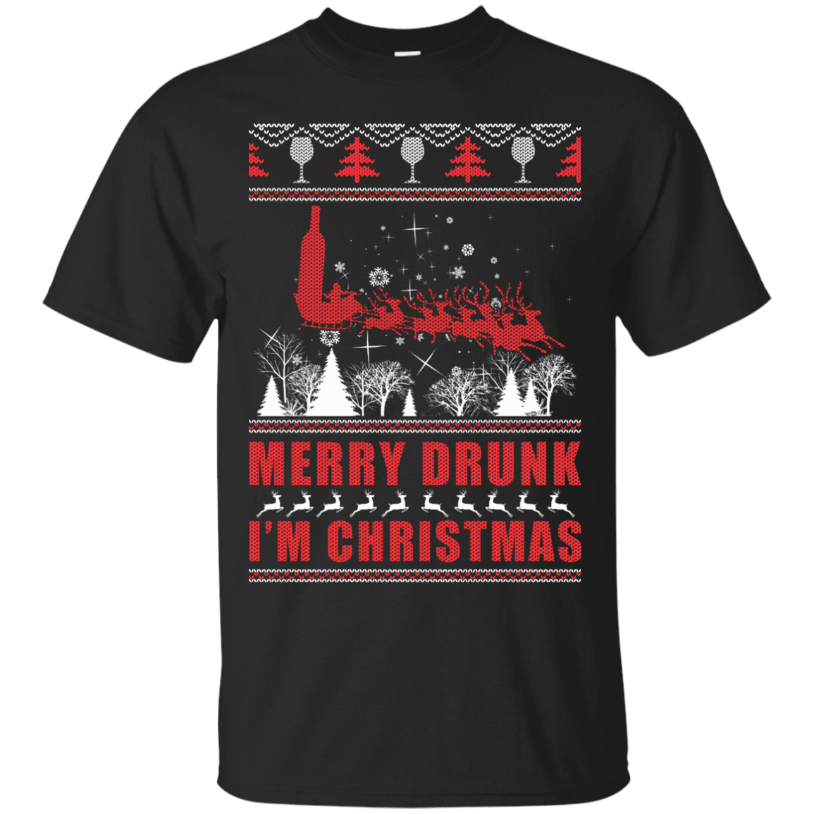 Merry Drunk I'm Christmas T-Shirt & Hoodie | Teecentury.com