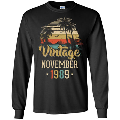 Retro Classic Vintage November 1989 33th Birthday Gift T-Shirt & Hoodie | Teecentury.com