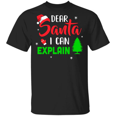 Dear Santa I Can Explain Funny Christmas T-Shirt & Hoodie | Teecentury.com