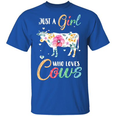 Just A Girl Who Loves Cows Cute Cow Lover T-Shirt & Hoodie | Teecentury.com
