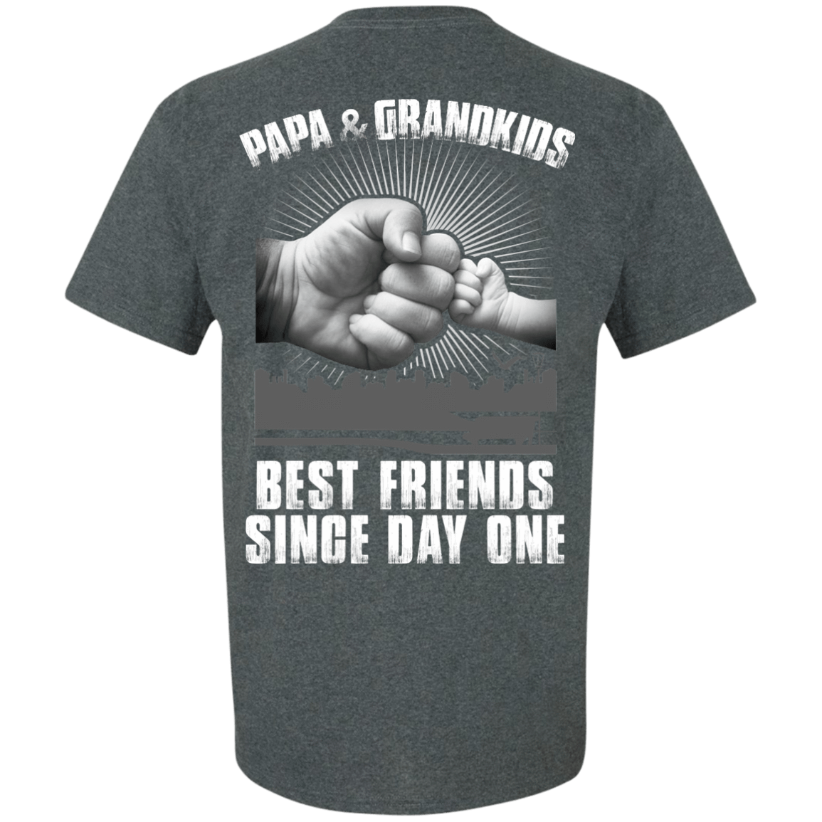Papa And Grandkids Best Friends Single Day One T-Shirt & Hoodie | Teecentury.com