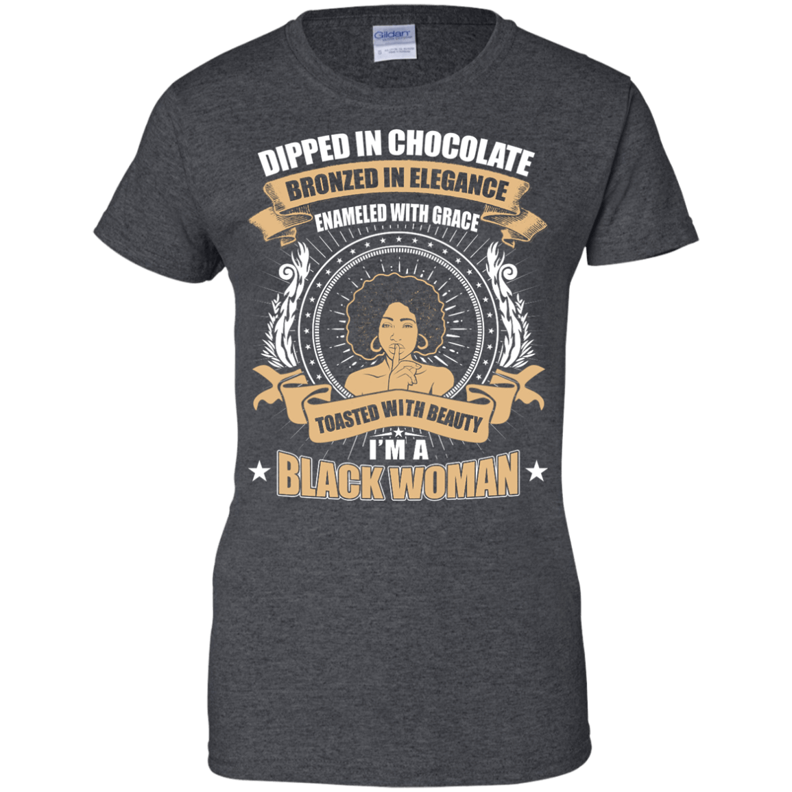 Toasted With Beauty I'm A Black Woman T-Shirt & Hoodie | Teecentury.com