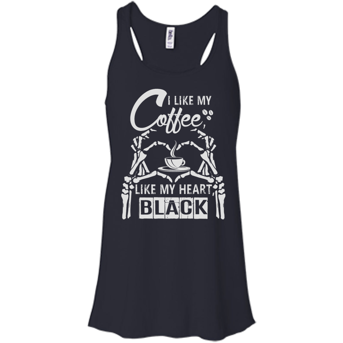 I Like My Coffee Like My Heart Black T-Shirt & Hoodie | Teecentury.com