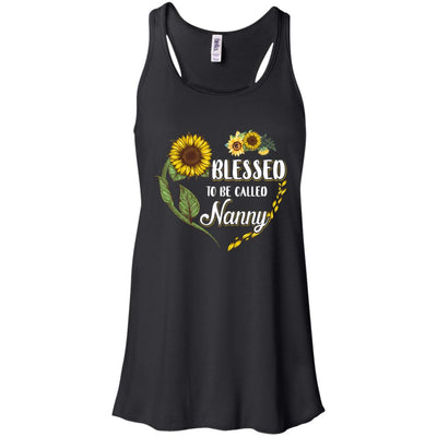 Blessed To Be Called Nanny Sunflower Mothers Day Gift T-Shirt & Tank Top | Teecentury.com
