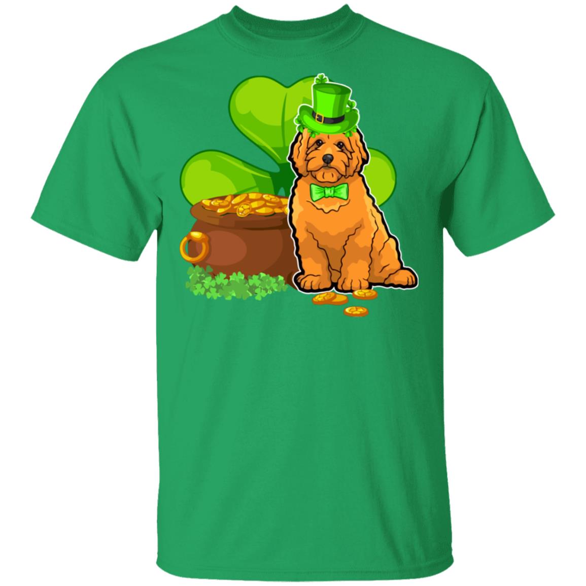 Goldendoodle St Patrick's Day Irish Dog Lover Funny Gifts T-Shirt & Hoodie | Teecentury.com
