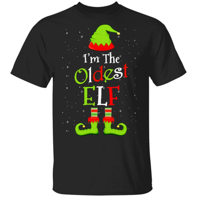 I'm The Oldest Elf Family Matching Funny Christmas Group Gift T-Shirt & Sweatshirt | Teecentury.com