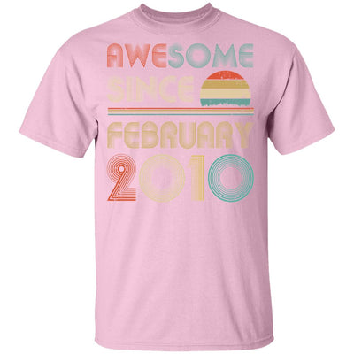 Awesome Since February 2010 Vintage 12th Birthday Gifts Youth Youth Shirt | Teecentury.com