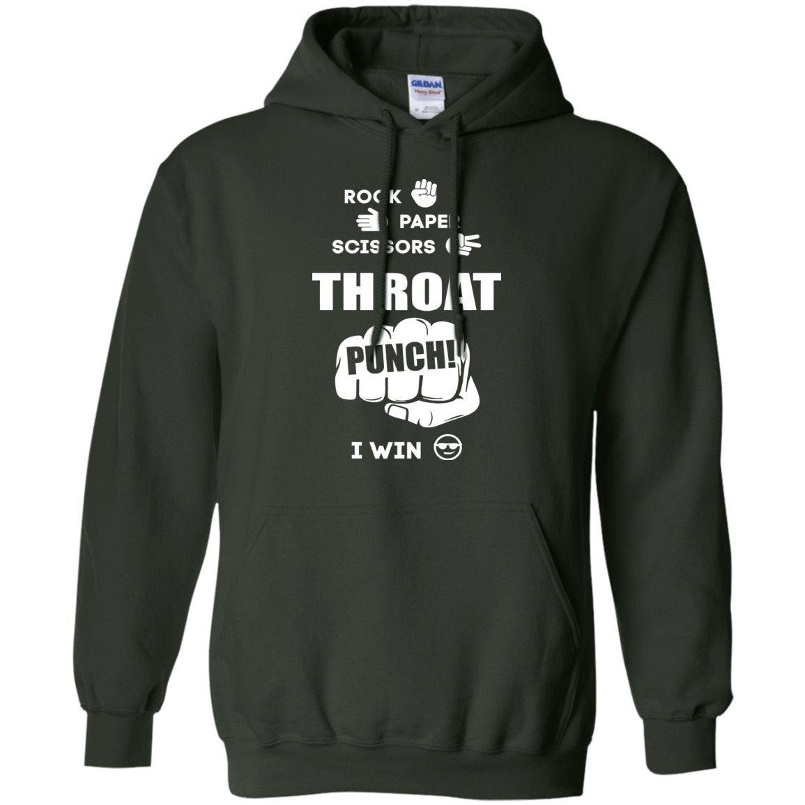 Throat Punch - I Win T-Shirt & Hoodie | Teecentury.com