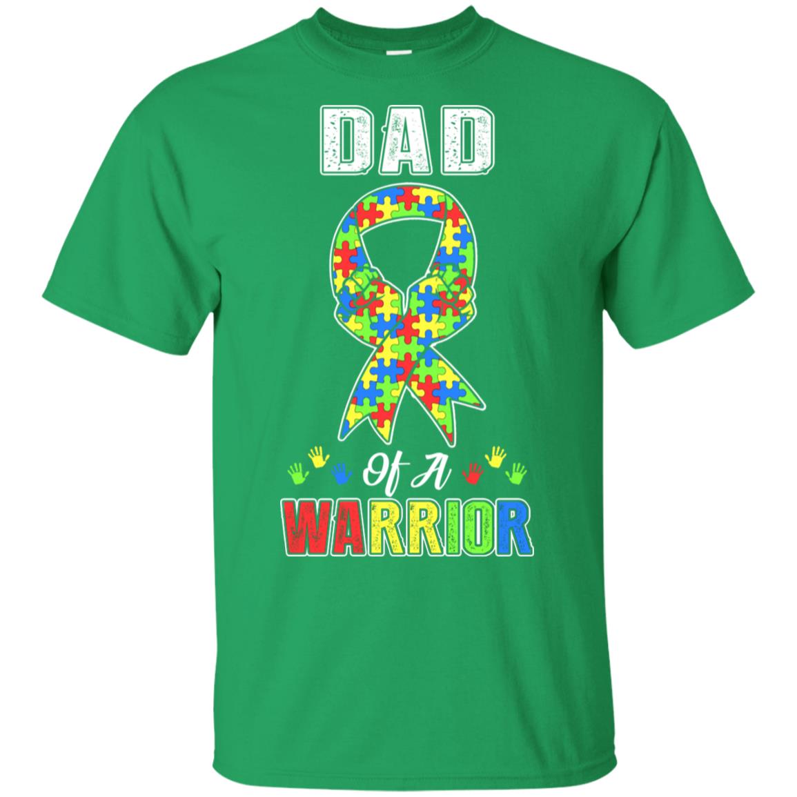 Dad Of A Warrior Support Autism Awareness Gift T-Shirt & Hoodie | Teecentury.com