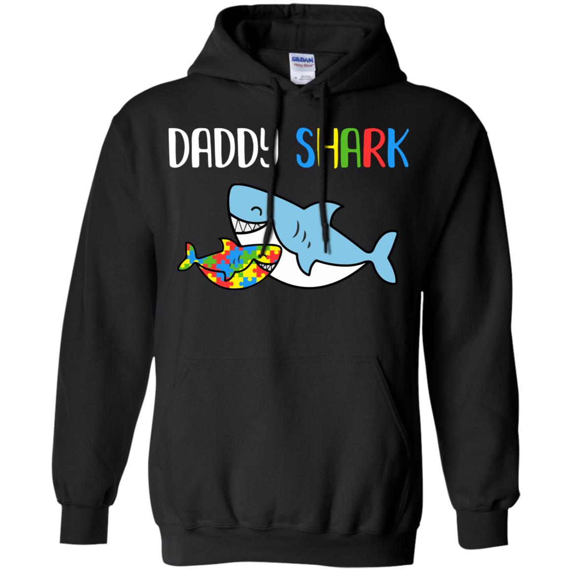 Daddy Shark Support Autism Awareness For Child T-Shirt & Hoodie | Teecentury.com