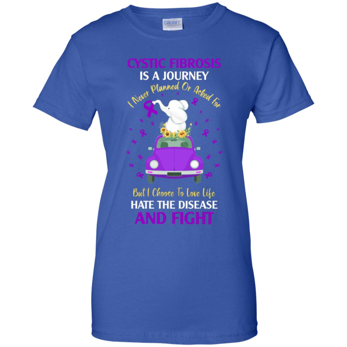 Cystic Fibrosis Awareness Is A Journey T-Shirt & Hoodie | Teecentury.com