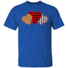 Three Hearts Leopard Buffalo Plaid Valentine's Day T-Shirt & Hoodie | Teecentury.com