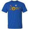 Love Sunflower Leopard Daisy Flower Bird Women Tee T-Shirt & Tank Top | Teecentury.com