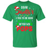 Dear Santa I Tried To Be Good But My Pops Christmas Kids Youth Youth Shirt | Teecentury.com