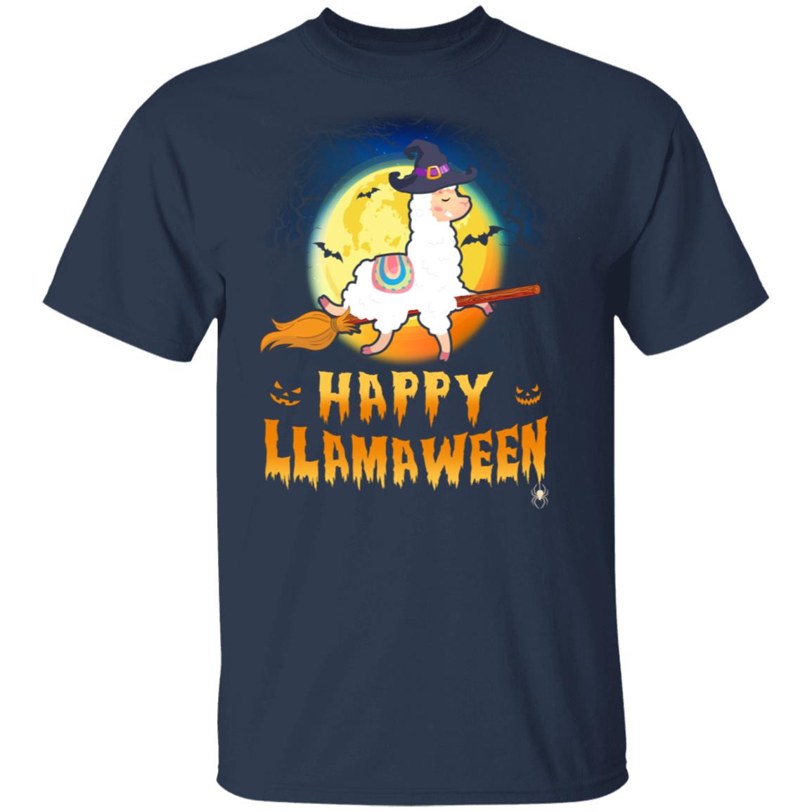 Happy Llamaween Halloween Llama Witch Costume T-Shirt & Tank Top | Teecentury.com