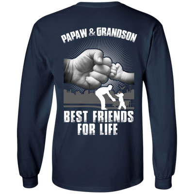 Papaw And Grandson Best Friends For Life T-Shirt & Hoodie | Teecentury.com