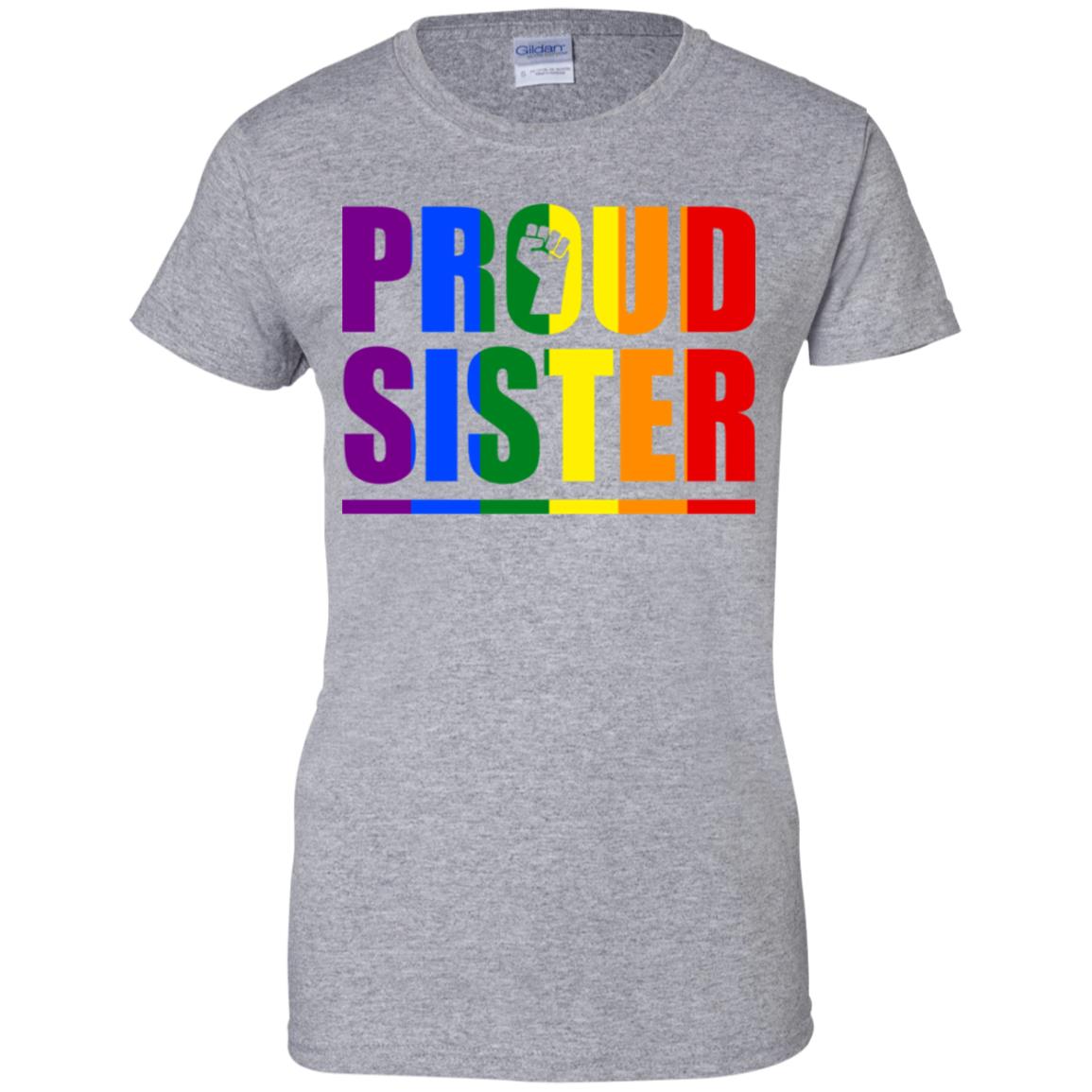 Proud Sister Lesbian Pride Month LGBT T-Shirt & Hoodie | Teecentury.com