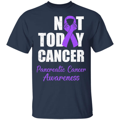 Support Pancreatic Cancer Awareness Purple Ribbon Not Today T-Shirt & Hoodie | Teecentury.com