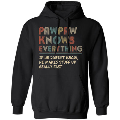 PawPaw Know Everything Vintage PawPaw Father's Day Gift T-Shirt & Hoodie | Teecentury.com