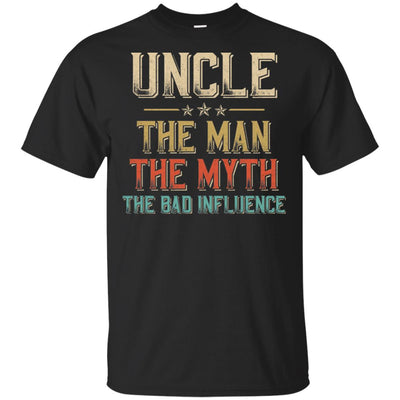 Vintage Uncle The Man The Myth The Bad Influence T-Shirt & Hoodie | Teecentury.com