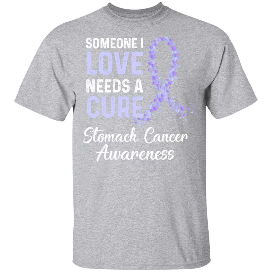 Someone I Love Needs Cure Stomach Cancer Awareness Warrior T-Shirt & Hoodie | Teecentury.com