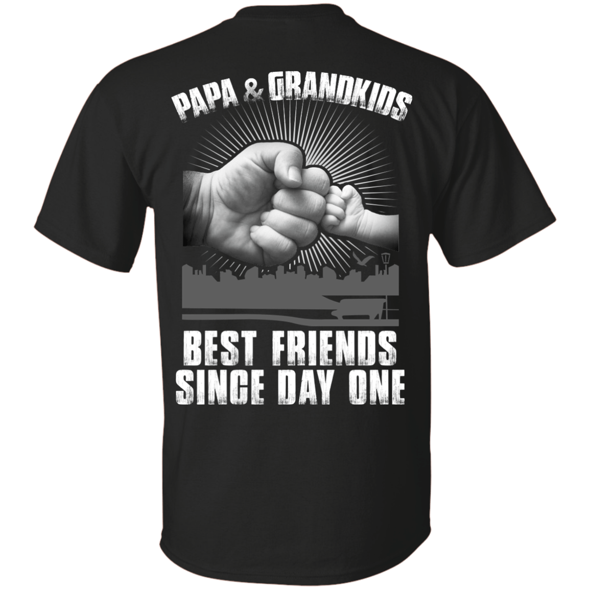 Papa And Grandkids Best Friends Single Day One T-Shirt & Hoodie | Teecentury.com