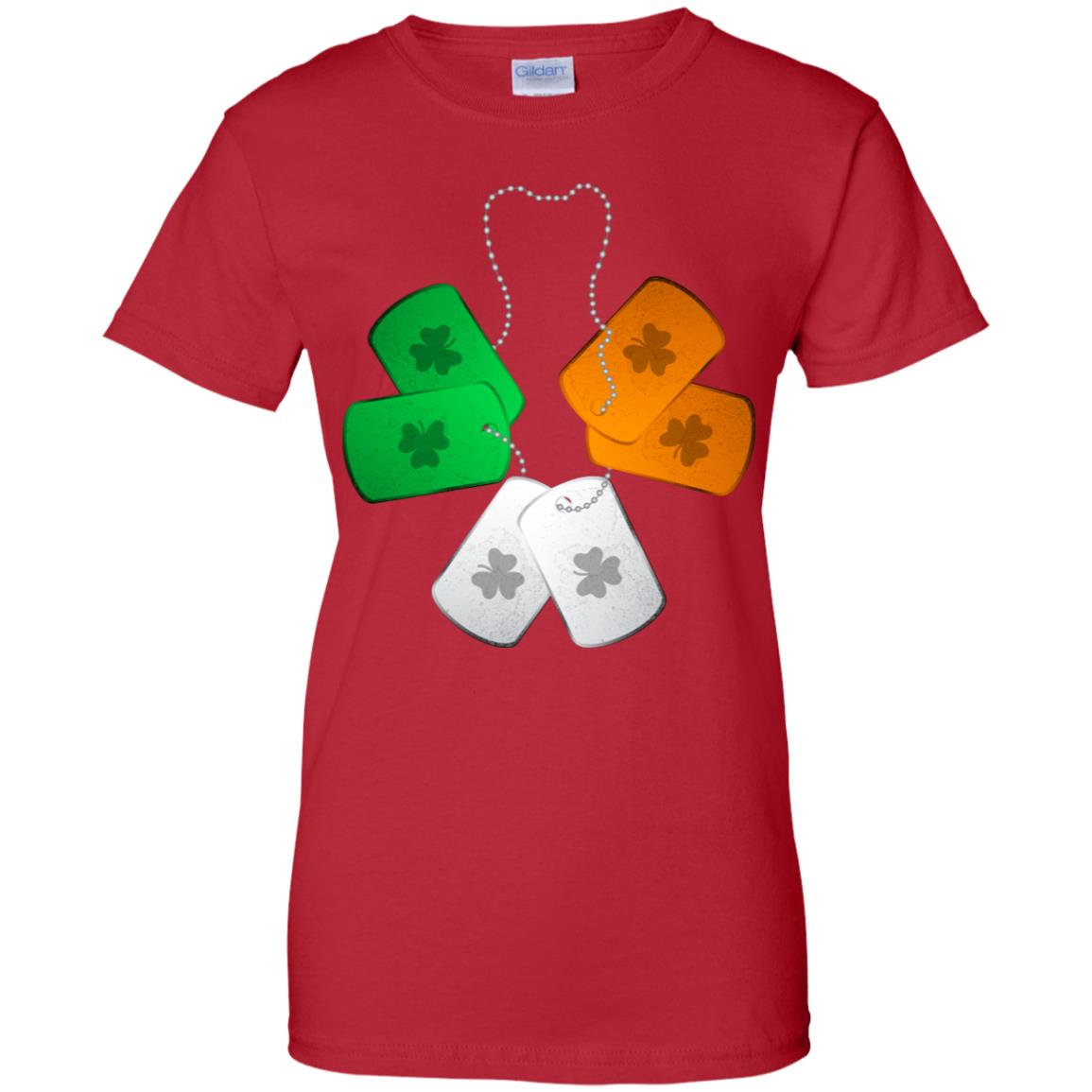 Shamrock Dogtag Soldier Army St Patrick's Day T-Shirt & Hoodie | Teecentury.com