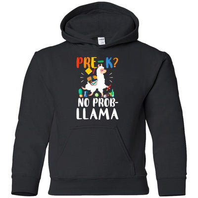 Pre-K No Prob Llama Funny First Day Of School Youth Youth Shirt | Teecentury.com