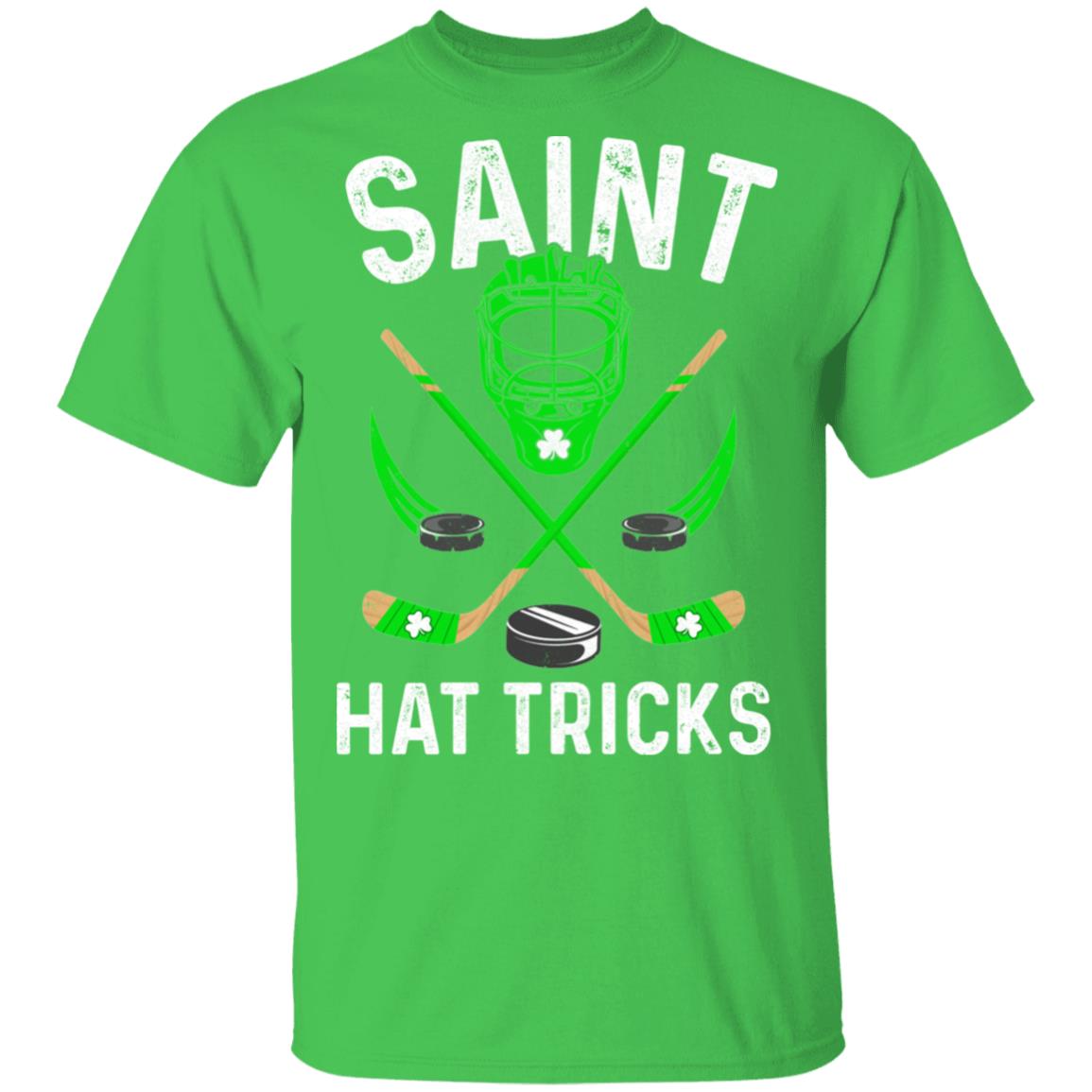Saint Hat Tricks Leprechaun Lover Hockey St. Patrick's Day T-Shirt & Hoodie | Teecentury.com