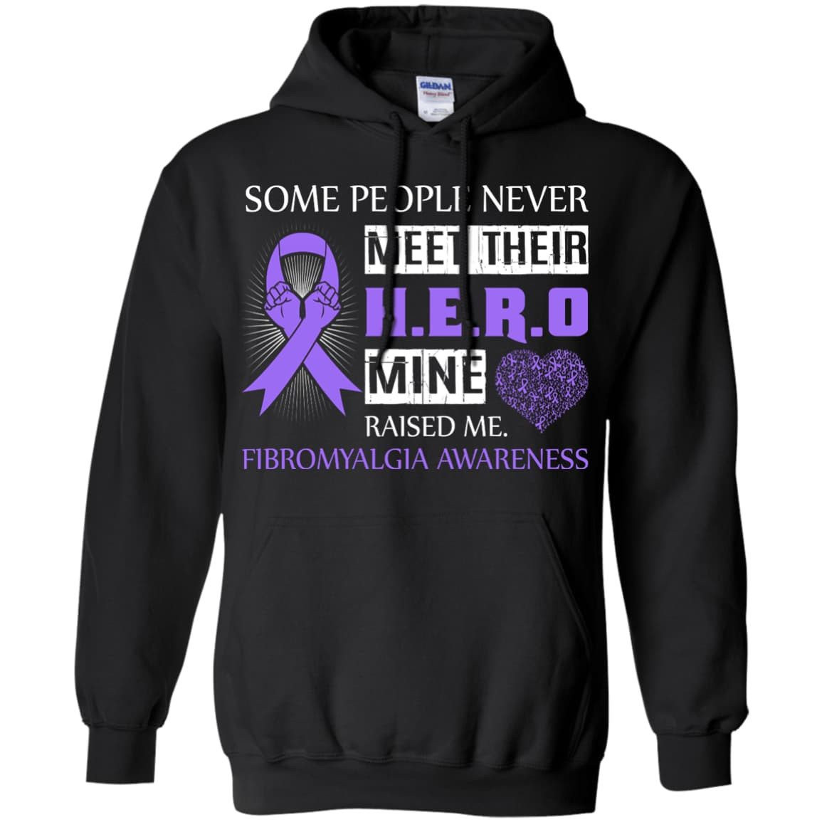 Fibromyalgia Awareness Some People Never Meet Hero T-Shirt & Hoodie | Teecentury.com