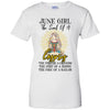 June Girl The Soul Of A Gypsy Funny Birthday Gift T-Shirt & Tank Top | Teecentury.com