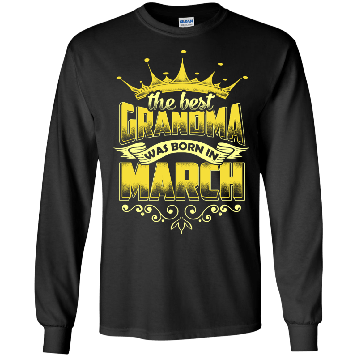 The Best Grandma Was Born In March T-Shirt & Hoodie | Teecentury.com