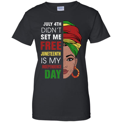 Juneteenth Is My Independence Day Not July 4Th T-Shirt & Tank Top | Teecentury.com