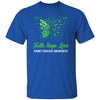 Faith Hope Love Green Butterfly Kidney Disease Awareness T-Shirt & Hoodie | Teecentury.com