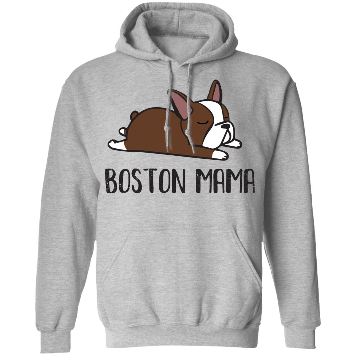 Brown Boston Terrier Mama Bostie Mom Gifts Women T-Shirt & Hoodie | Teecentury.com